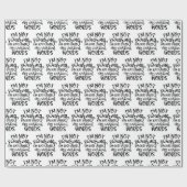 Gym Workout Design I's not Swearing Cadeaupapier (Vlak)