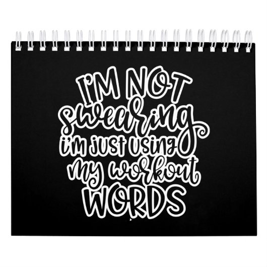 Gym Workout Design I's not Swearing Kalender (Hoes)