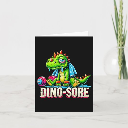 Gym workout en fitness kaart (Voorkant)