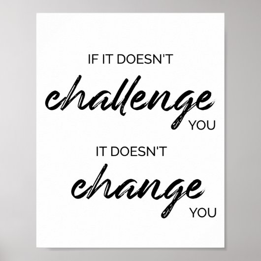 Gym, workout, fitness, Motivatie prijsopgave bij o Poster (Voorkant)