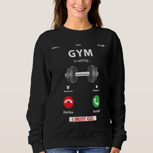 Gym   Workout Fitness Weightlifting Humor Trui (Voorkant)
