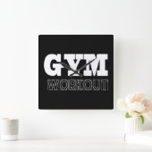 Gym Workout Hoesje Fitness Clock Vierkante Klok (Huis)