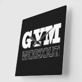 Gym Workout Hoesje Fitness Clock Vierkante Klok (Hoek)