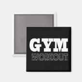Gym Workout Hoesje Fitnessmagneet Magneet (Voorkant / Achterkant)