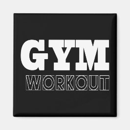 Gym Workout Hoesje Fitnessmagneet Magneet