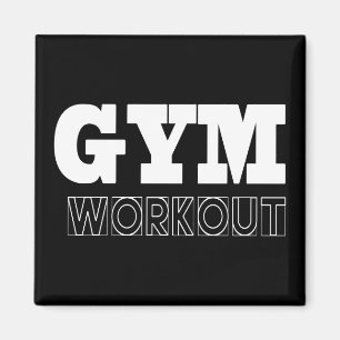 Gym Workout Hoesje Fitnessmagneet Magneet