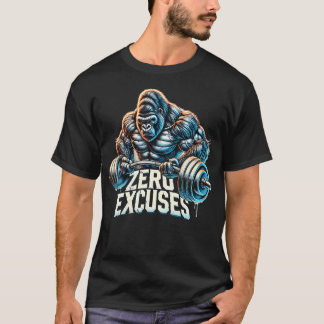Gym Workout Krachttraining Opgepompt Gorilla Gewic T-shirt