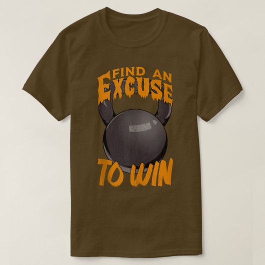 Gym Workout Motivatie Citaat Kettlebell Gewicht W T-shirt (Design voorkant)
