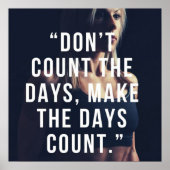Gym Workout Motivatie Poster (Voorkant)