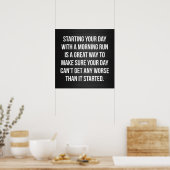 Gym Workout Motivatie Poster (Keuken)