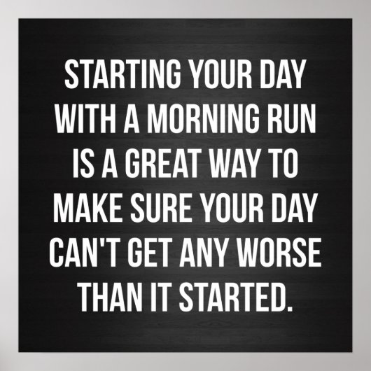 Gym Workout Motivatie Poster (Voorkant)