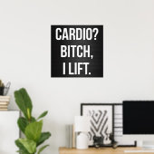 Gym Workout Motivatie Poster (Thuiskantoor)