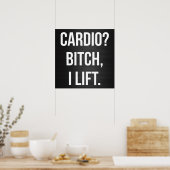 Gym Workout Motivatie Poster (Keuken)