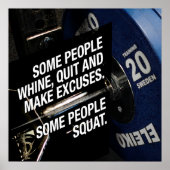 Gym Workout Motivatie Poster (Voorkant)