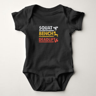 Gym Workout Powerlift Squat Bench Deadlift Romper