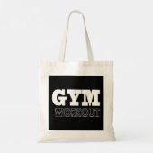 Gym Workout Pump Hoesje Fitness Canvas tas (Achterkant)