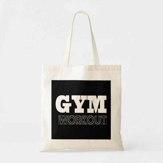 Gym Workout Pump Hoesje Fitness Canvas tas (Voorkant)