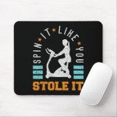 Gym Workout Spier Spin Het Zoals Je Het Statisch S Muismat (Met muis)