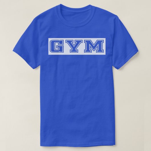 Gym Workout-training Gift Shirt Tekstkleur matchen (Design voorkant)