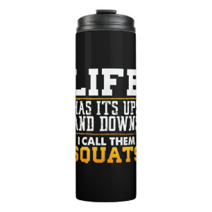 Gym Workout Weight Squat Mannen Vrouwen Thermosbeker