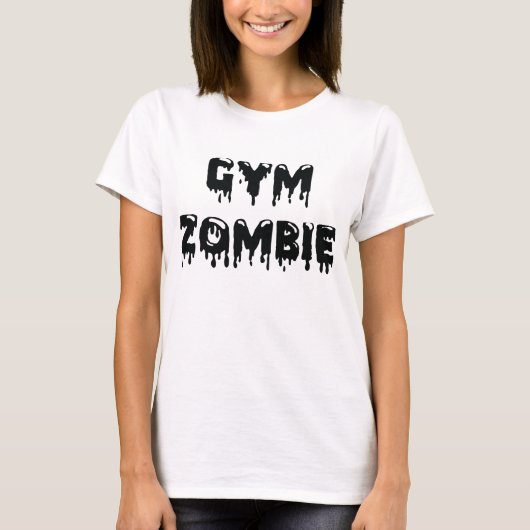 Gym Zombie Spiertank T-shirt (Voorkant)
