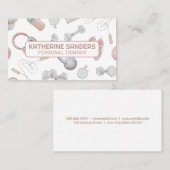 Gymapparatuurpatroon | Fitness Visitekaartje (Voorkant / Achterkant)