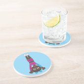 Gymastics Acrobat Handstand Tumbling Gymnast Zandsteen Onderzetter (Zijkant)