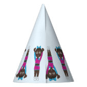 Gymastics Acrobat Tumbling Handstand Gymnast Feesthoedjes (Achterkant)