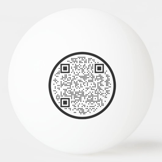 Gymber Ping Pong Ball (met QR-code) (Achterkant)