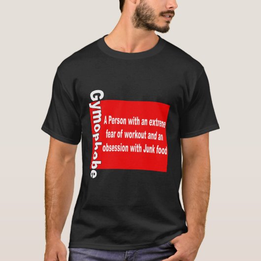 Gymfobe T-shirt (Voorkant)