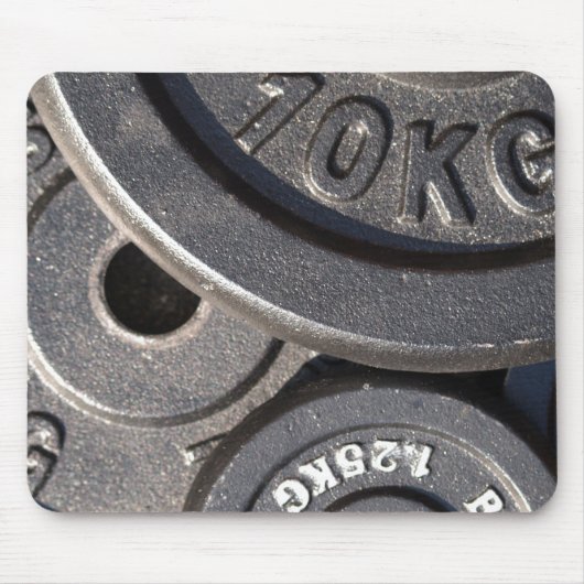 Gymgewichten Muismat (Voorkant)