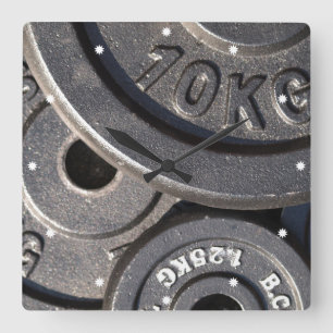 Gymgewichten Vierkante Klok