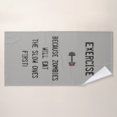 Gymhanddoek voor fitness verslaafd! badhanddoek (Badhanddoek)