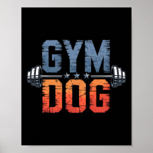 Gymhond Betekenis Gymhond Kostuum Gewichtheffen Gy Poster