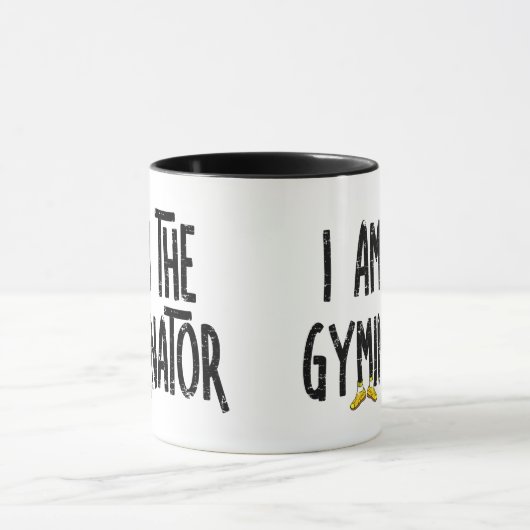 Gyminator Rough Text Mok (Midden)