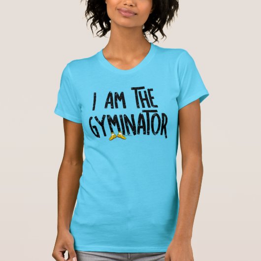 Gyminator Rough Text T-shirt (Voorkant)