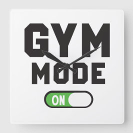 Gymmodus – hard trainen, sterk blijven vierkante klok