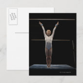 Gymnast 2 briefkaart (Voorkant / Achterkant)