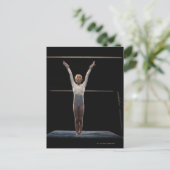 Gymnast 2 briefkaart (Staand voorkant)
