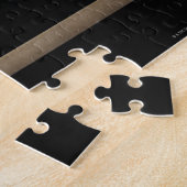 Gymnast (9-10) die op de balansbalk wordt gekantel legpuzzel (Zijkant)