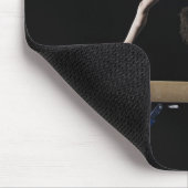 Gymnast (9-10) die op de balansbalk wordt gekantel muismat (Hoek)