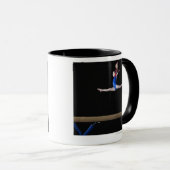 Gymnast (9-10) met balansstraal 2 mok (Voorkant rechts)