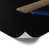 Gymnast (9-10) met balansstraal 2 poster (Hoek)