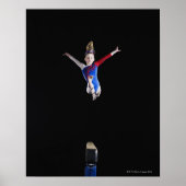 Gymnast (9-10) met balansstraal poster (Voorkant)