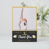 Gymnast afgestudeerd Modern Foto afstudeerklas van Bedankkaart (Staand voorkant)