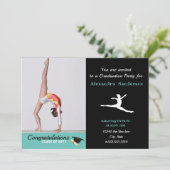 Gymnast Athlete Foto afstuderen klasse 2022 Kaart (Staand voorkant)