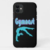 Gymnast Back Handspring Stap uit Blauwgroen Case-Mate iPhone Case (Achterkant)