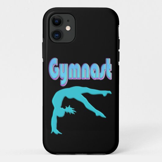 Gymnast Back Handspring Stap uit Blauwgroen Case-Mate iPhone Case (Achterkant)
