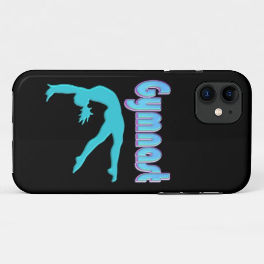 Gymnast Back Handspring Stap uit Blauwgroen Case-Mate iPhone Case (Achterkant (horizontaal))
