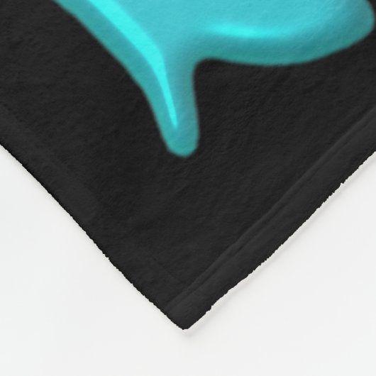 Gymnast Back Handspring Stap uit Blauwgroen Fleece Deken (Hoek)